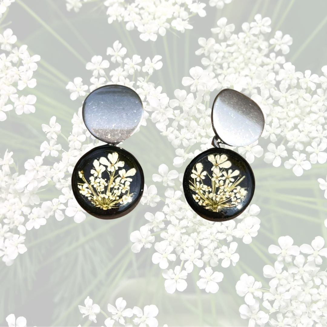 Queen Anne's Lace Dangle Earrings