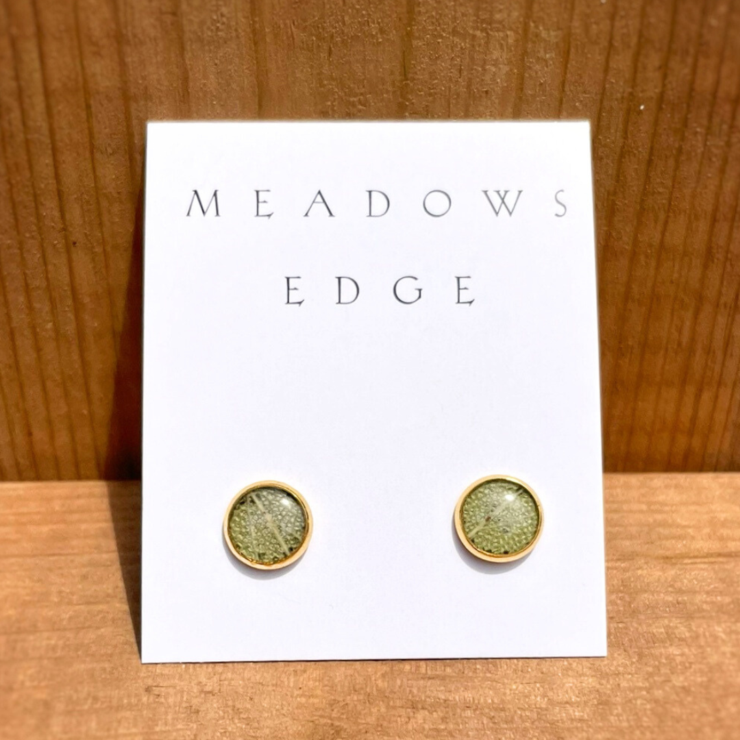 A-Sage Leaf Earrings