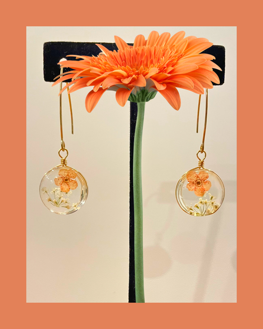 A-Meadowsweet & Queen Anne's Lace Earrings