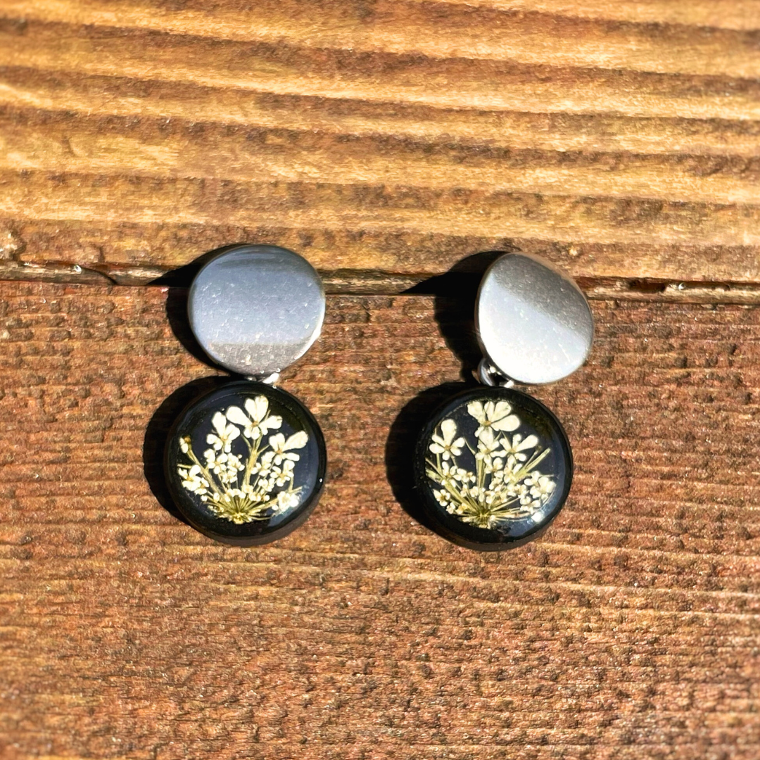 Queen Anne's Lace Dangle Earrings